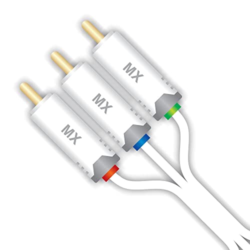 Image of MX RCA Cable 2RCA Male to 2RCA Stereo Audio Cable Gold Plated Adapter Dual Shielded for Home Theater Amplifier Hi-Fi System Car Sound Speaker PARENT (3 rca male / 3 rca male Y-splitter cable, 2 METER)