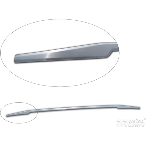Cubierta de maletero Avisa: acero inoxidable cepillado para ID.4 5