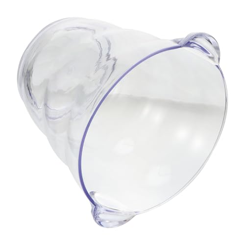 Homoyoyo Cubitera Transparente Redonda Aislamiento Cubo Enfriador de Bebidas con Asa para Vino y Champán para Bares Hoteles y Fiestas