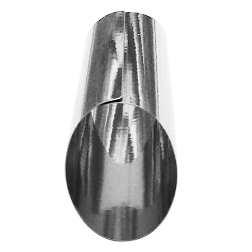 OFFSCH 4pcs Stainless Steel Cannoli Forms Cylindrical Baking Molds Croissants and Desserts Reusable Bakeware Tubes Baking