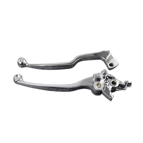 Leviers de frein moto argentés pour Suzuki SV650S et Katana 750F pour un contrôle fluide