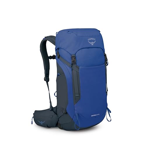 Image of Osprey Kestrel LT 35L Men's Backpacking Backpack, Blue OS