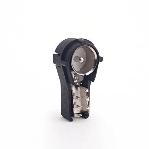 KKmoon Conector Estéreo de Antena Radio ISO Macho Crimp Conector de Coche...