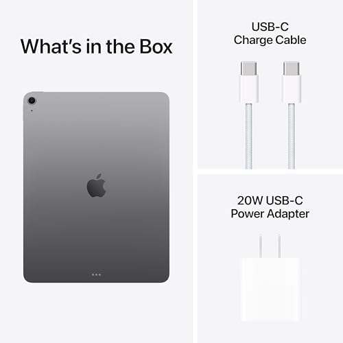 Apple iPad Air 13-inch with M3 chip: Apple Intelligence, 128 GB, 12MP Front/Back Camera, Wi-Fi 6E, Touch ID, All-Day Battery Life β Space Grey - 3