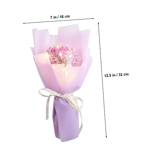 Ramo de Flores Secas Luminoso con Globos para Ocasiones miniatura 6