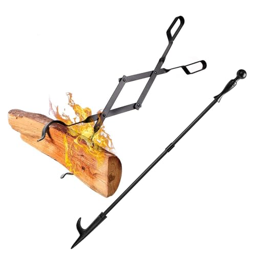 AMAGABELI GARDEN & HOME 32' Fireplace Poker and 26'...