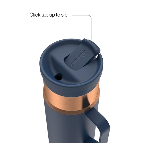 Contigo SnapSeal Stainless Steel Water Bottle, Straw-Compatible, 20oz - image 2
