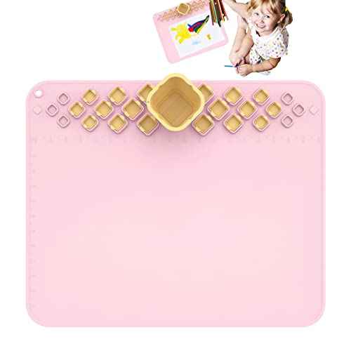 Tapetes de silicone para artesanato | Tapetes de arte DIY criativos para crianças | Tapete de pintur