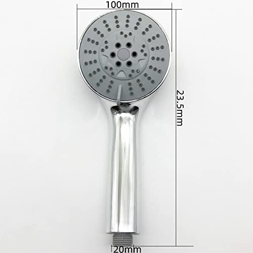 Cabezal de ducha manual con alta presión y 3 ajustes miniatura 5