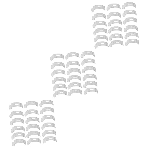 GRIRIW 3sets Curtain Installation Plates Vertical Curtain Fixed Plates Repair Tools Included 20pcs*3