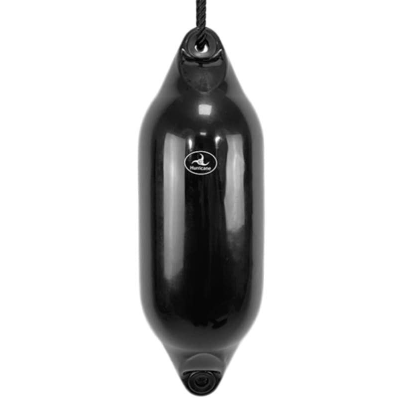 Hurricane Fenders Original Series Boat Fender PM03 53cm x 18cm (21" x 7") - Black