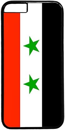 iPhone 6 Plus Case, Syria Flag Designer Rugged Hard Plastic Back Case Cover Protector for Apple iPhone 6 Plus(5.5INCH) PC Black