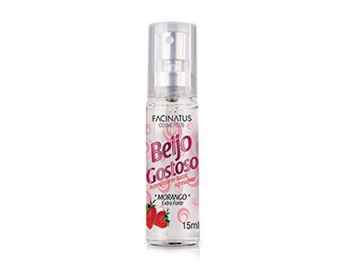 Aromatizante Bucal Refrescante Extra Forte de Morango(15ml) - Beijo Gostoso - Facinatus