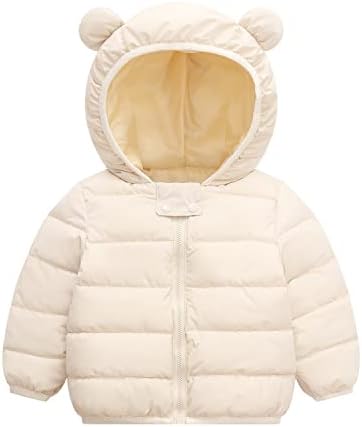 WUSENST Baby Boys Girls Winter Coats Hoods Light Puffer Down Jacket Outwear