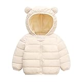 WUSENST Baby Boys Girls Winter Coats Hoods Light Puffer Down Jacket Outwear