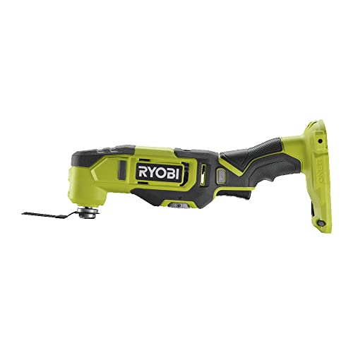 RYOBI - Outil Multifonction Oscillant Sans Fil 18V ONE+ RMT18-0 – Vitesse Variable, Système Accessoires Rapide, Idéal Découpe, Ponçage, Grattage –...
