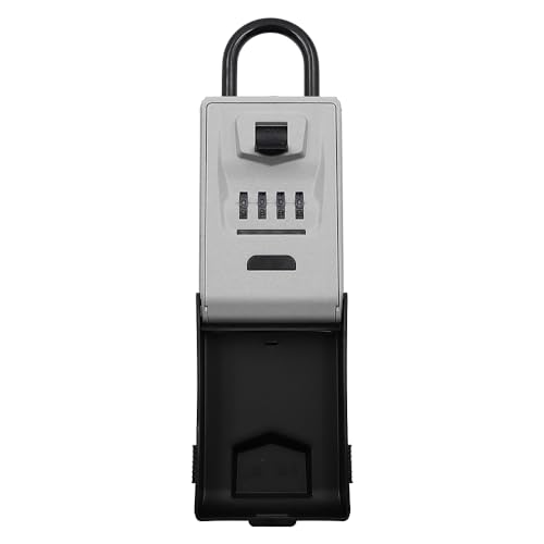 Tiardey Outdoor Key Safe with LED Light Key Safe Wall Mounted Waterproof Lock Box with Code for Home Garage School Office - Image 2