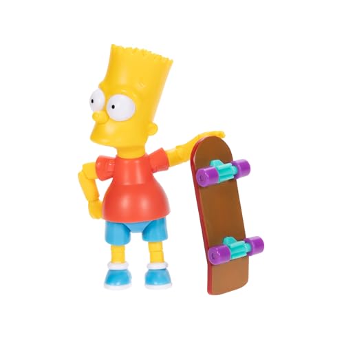Figurine de collection Bart Simpson 12,7 cm articulée avec skateboard - 5