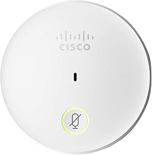 Cisco Cisco CS-MIC-TABLE-J= microfono Bianco Microfono per telefono IP