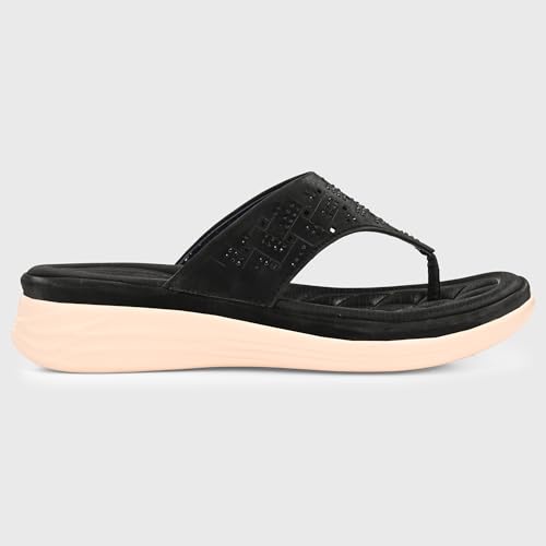 Image of Centrino Women's Sandals | Stylish Slip-On Sandals|Elegant & Trendy Design | Slippers /Flip-Flops|Fashionable Casual & Stylish|Lightweight & Breathable|Outdoor Casual Chappals for Ladies & Girls(9320)
