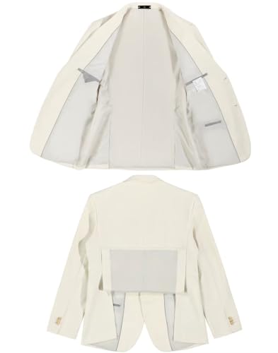 Casual Linen Blazer Men's Lightweight Jackets for Summer Beach Wedding Travel 2 Button Flap Pocket Slim Fit Sport Coats3