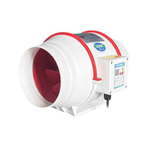 Ventilador de conducto extractor de aire con regulación remota y diseño de 6 pulgadas 2