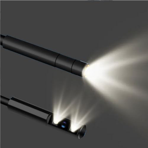 8mm Industrial Endoscope Camera - 2m-15m Mini Pipe Inspection Borescope with 2.4-inch IPS Screen, Handheld for Automotive & Air Conditioning Testing, Waterproof, High-Resolution