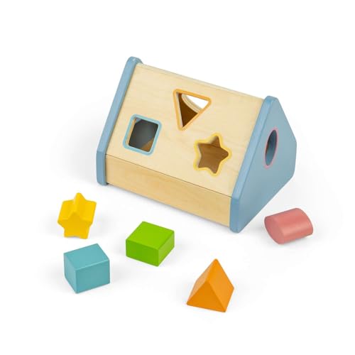 Activité Montessori puzzle trieur de formes bois jouet éducatif 12 mois