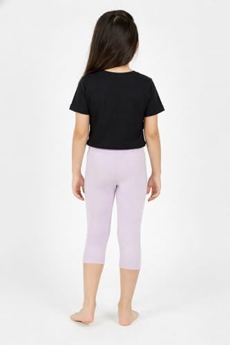 Image of CHARM N CHERISH Girls Cotton 3 /4th Leggings Pack of 1
