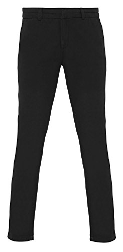 Image of Asquith & Fox Women's Women's Chino Trousers, Black (Black 000), 10 (Manufacturer Size:Small)