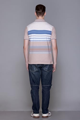 Image of SANE ORIGINALS Polo T-Shirt for Men with Pocket || Striped Polo for Men