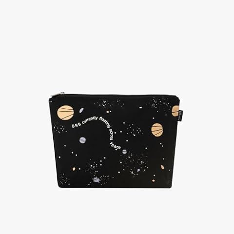 Eco Right Canvas Cosmetic Bag: Travel Makeup Pouch For Women & Girls, Zipper Purse Organizer, Stylish Canvas Cotton Aesthetic, Large Capacity, Toiletry Storage, Purse-friendly Cover