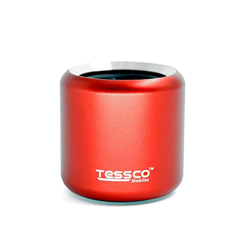 3 idea Imagine Create Print Tessco FS-339 Mini Wireless Bluetooth Speaker | IPX5 Waterproof | DSP Technology | Stereo Surround Sound | Portable Speaker Compatible with Phone, Tablet, TV (Red)