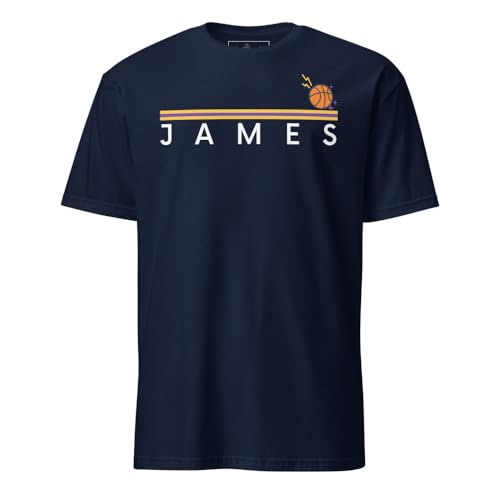 T-shirt basketball bleu marine XL maillot sport homme haut coton James