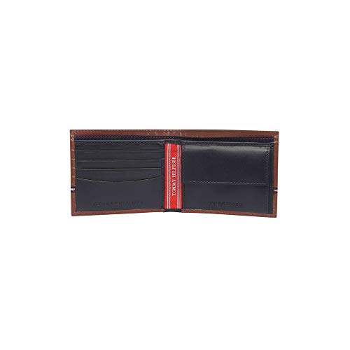 Tommy Hilfiger Leather Tan/Navy Men's Wallet (Darian) 2 316BuzO57lL