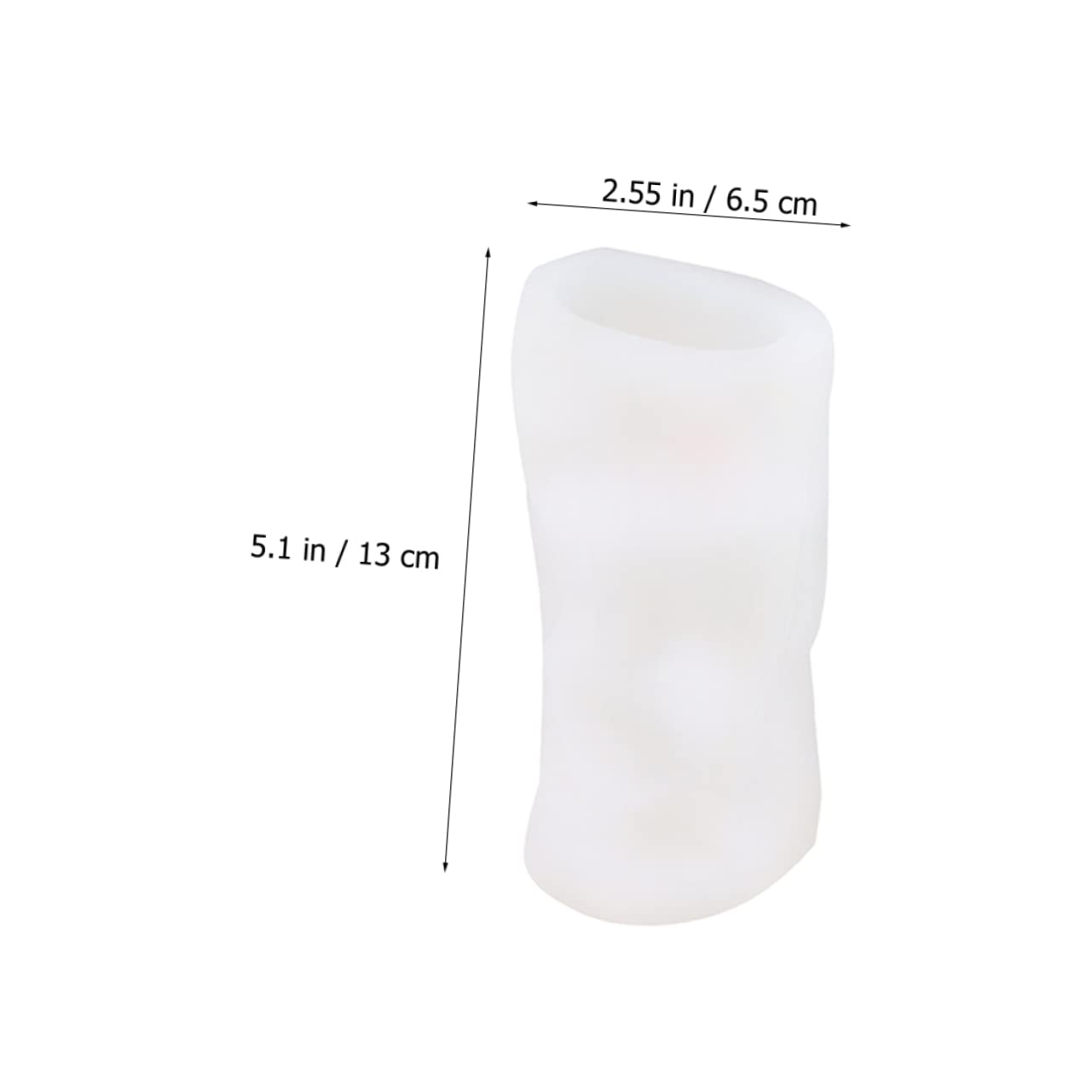 Anneome Stampo Candele in Silicone Riutilizzabile Forma di Statua Isola di Pasqua per Creare Candele Profumate Fai da Te