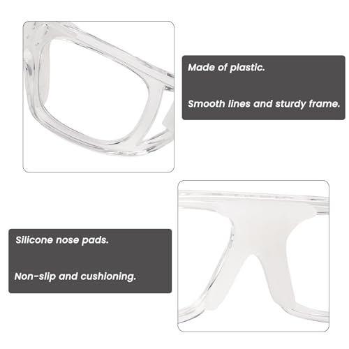 Andux Basketball Soccer Football Sports Protective Eyewear Goggles Eye Safety Glasses LQYJ-01 (White)