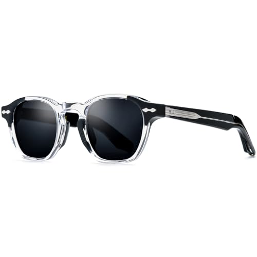 Image of HEPIDEM Acetate Glasses Frame Men Women Square Eyeglasses Optical Spectacles MZEPH