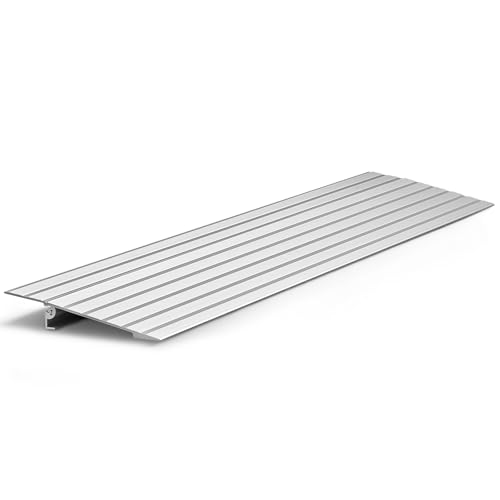 VEVOR Door Threshold Ramp 1‘’ Rise Aluminum Alloy Threshold Ramp Rated 800 lbs Load Capacity...
