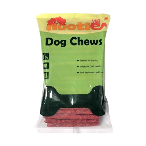 Image of Nootie Mutton Dog Chew Sticks - 1kg | High Protein Dog Chew Stick with Real Mutton Flavour | Long-Lasting Chew Sticks for Dogs | Dental Care, Training & Daily Chewing | Suitable for All Breeds