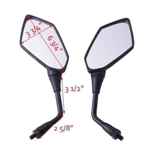 Rétroviseurs de moto Z750 finition durable et ajustement précis - 6
