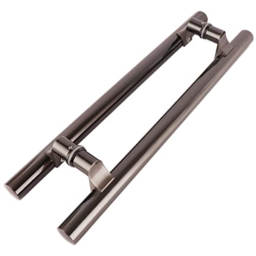 Grange Douche poignée acier inoxydable porte en verre coulissante salle de bain 80 cm