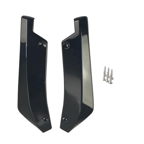 Aileron de voiture universel noir pour pare-chocs arrière avec kit de fixation complet