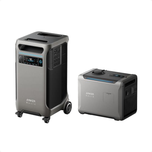 Image of Anker SOLIX F3800 Portable Power Station and Smart Generator 5500, 3,840Wh