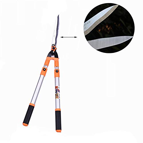 Long Handled Lawn Shears, Telescopic Hedge Shears, for Trimming Borders Topiaries Boxwood and Decorative Grasses