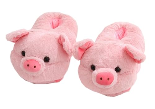 Animal Slippers - Hamster, Pig, Duck & Sheep Shoes - Winter Warm Cotton Anti-Skid Slippers