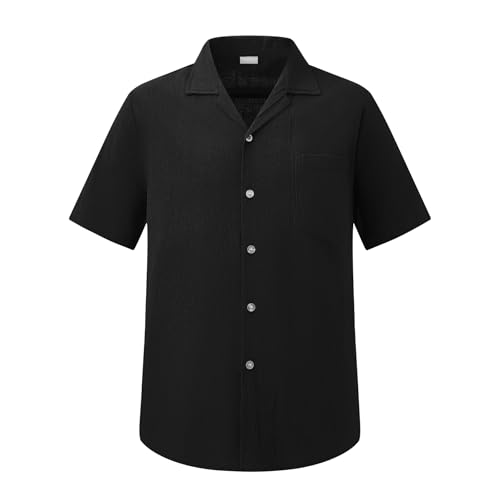 Chemise à manches courtes hommes Allthemen au tombé classique chic