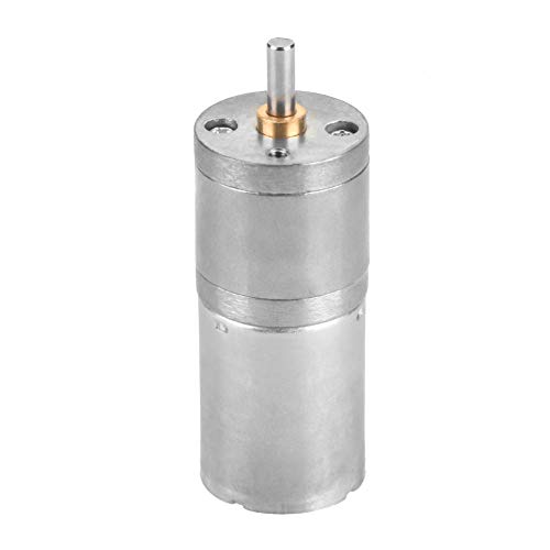 DC Gear Motor DC 12V Reduction Electric Motor 25GA-370 Micro Motor Speed Reduction Geared Motor for Electronic Lock Outer Diameter 25 mm/1.0in (1000RPM)