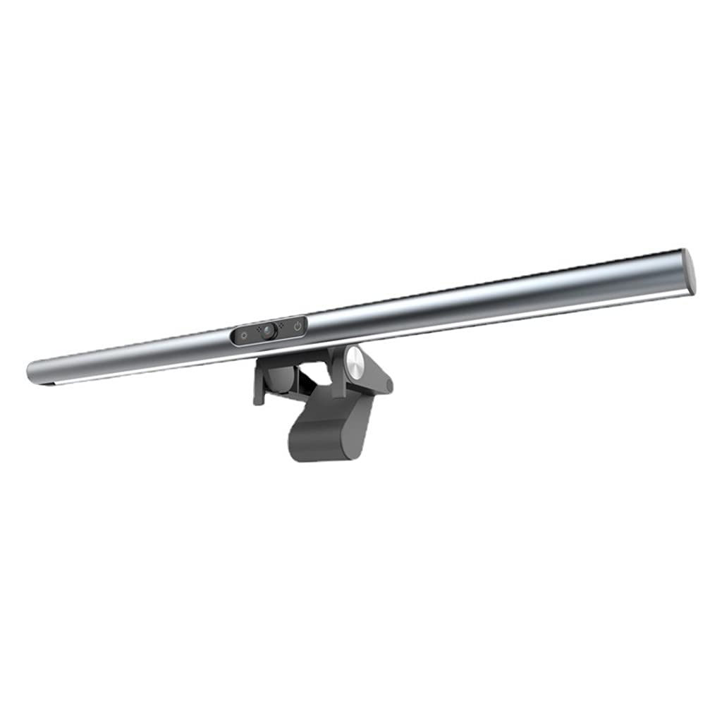 Generisch Computer Monitor Lichtleiste, E Reading USB betriebene Monitor Klemmlampe, dimmbar, Augenschutz Clip On Lampen, Schwarze Computer Lichtleiste für Desktop mit Berührungssensor