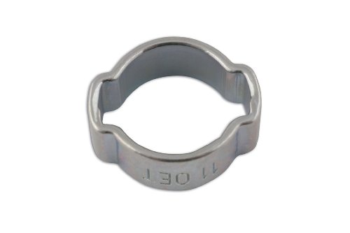 Abrazaderas de doble oreja Connect 30816 de 1/2 pulgada (11-13 mm), pack de 50 unidades